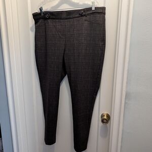Woman's Dark Gray Slim Dress Pants